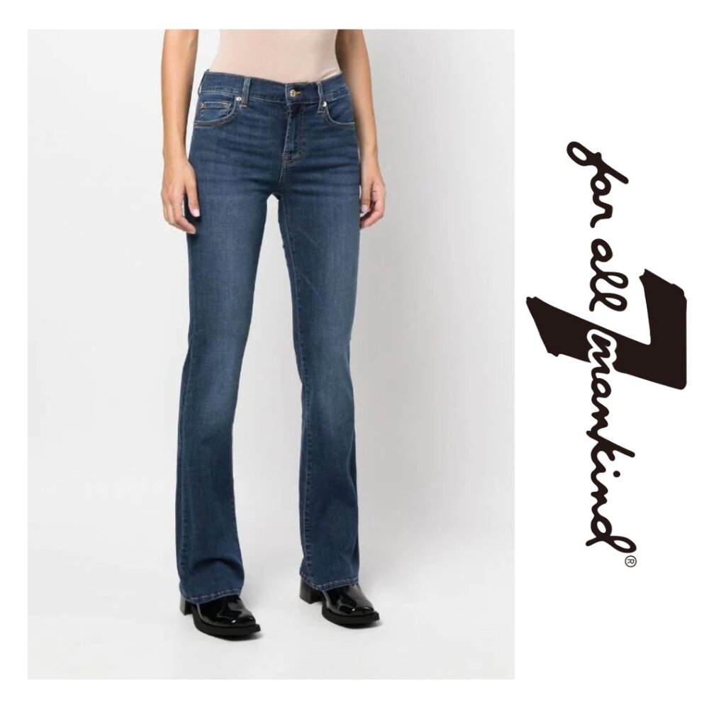 7 For all Mankind Bootcut Jeans Minimalist Capsule Wardrobe Y2K